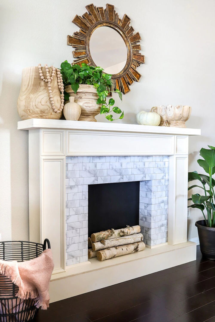 25 DIY Faux Fireplace Ideas Build Your Own Fake Fireplace Suite 101