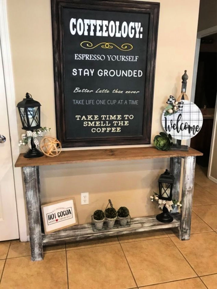 30 Free DIY Entry Table Plans and Ideas Suite 101