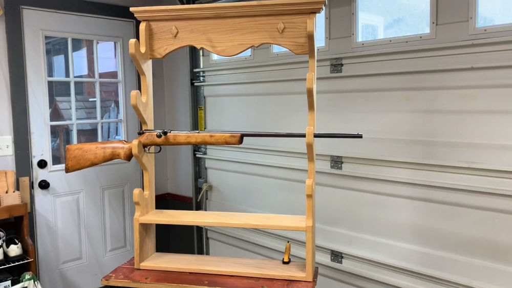 Free Printable Gun Rack Plans Image To U