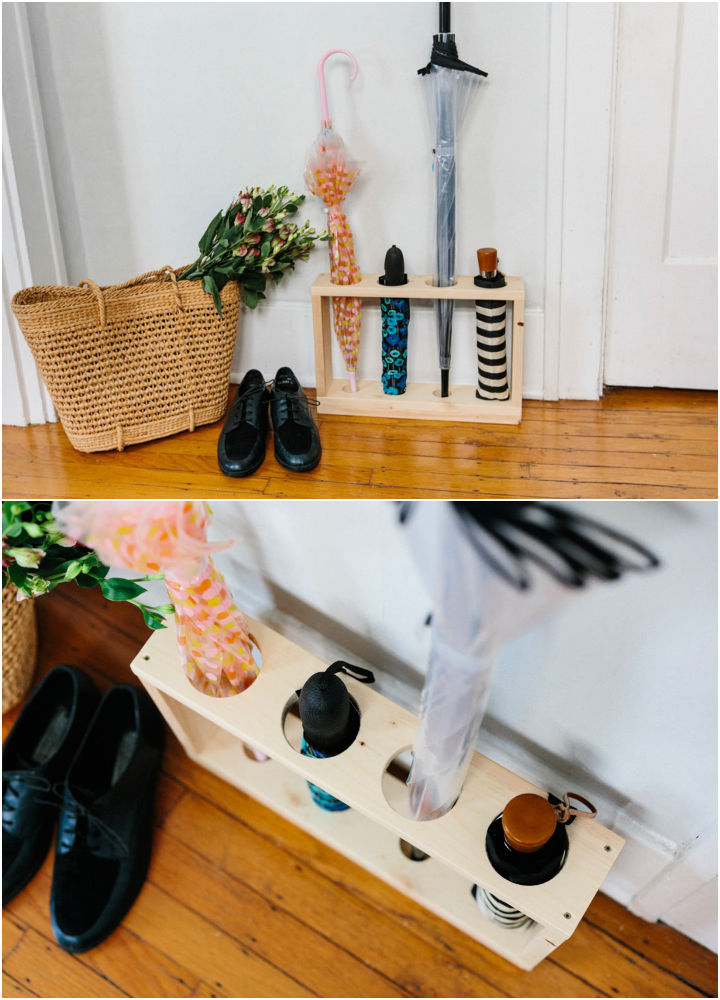 15 Easy DIY Umbrella Stand Ideas and BasePlans