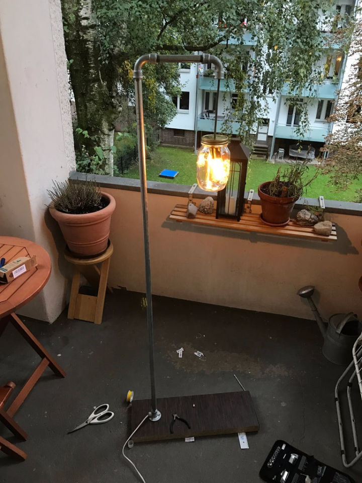 30 Creative DIY Floor Lamp Ideas - Suite 101