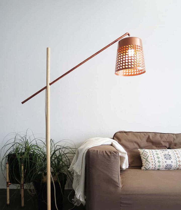 30 Creative DIY Floor Lamp Ideas - Suite 101
