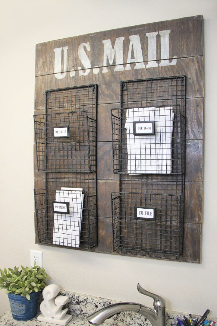 25 Easy DIY Mail Organizer Ideas to Make Suite 101
