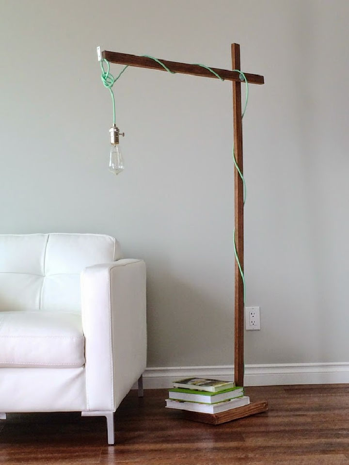 30 Creative DIY Floor Lamp Ideas - Suite 101