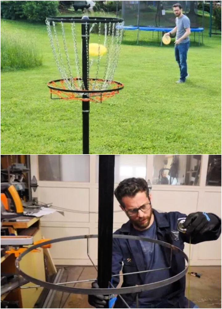 20 Homemade DIY Disc Golf Basket Ideas Suite 101