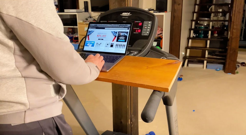 20 Homemade DIY Treadmill Desk Ideas Suite 101