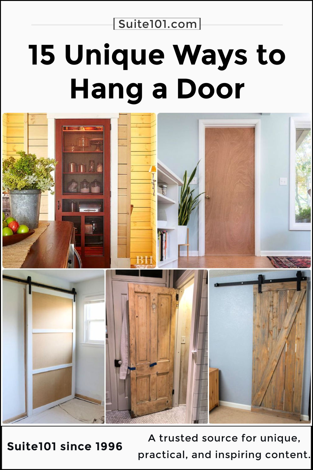 15 ways to hang a door and install a door frame suite 101