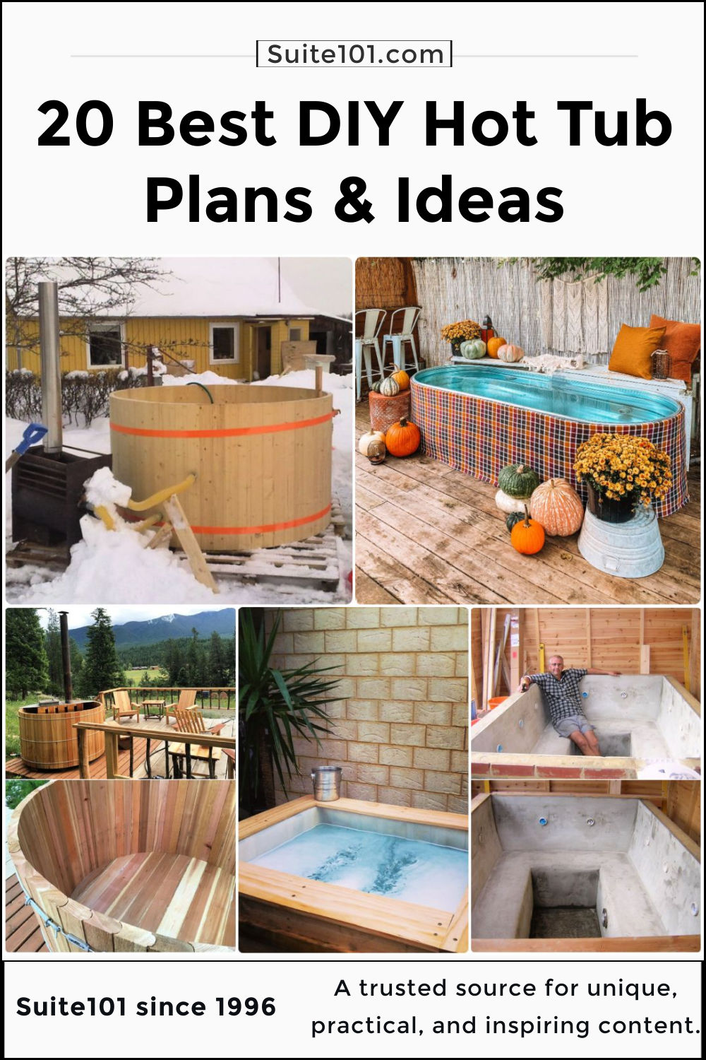 20 Homemade Diy Hot Tub Plans And Ideas Suite 101 6905