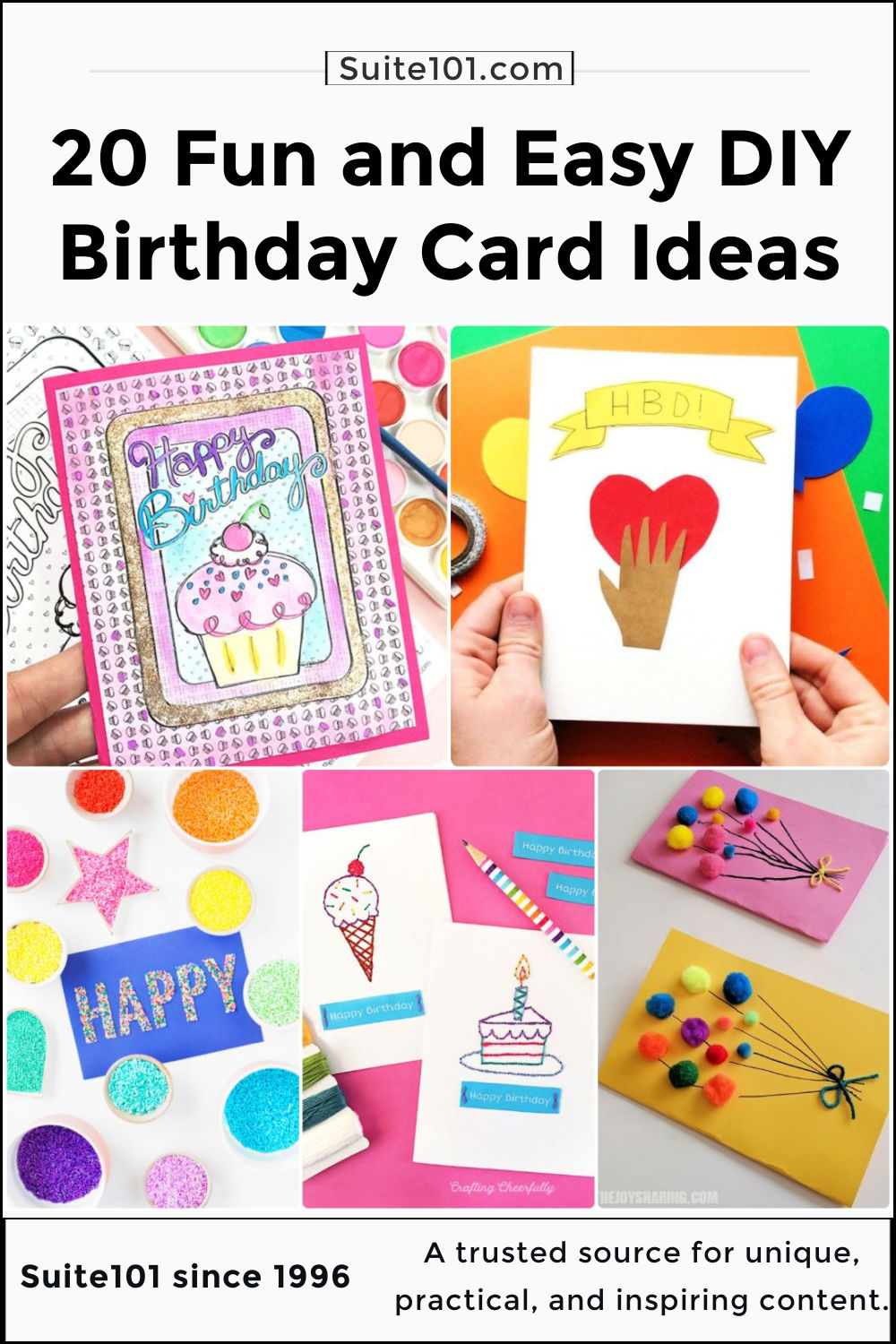 20 Homemade DIY Birthday Card Ideas - Suite 101