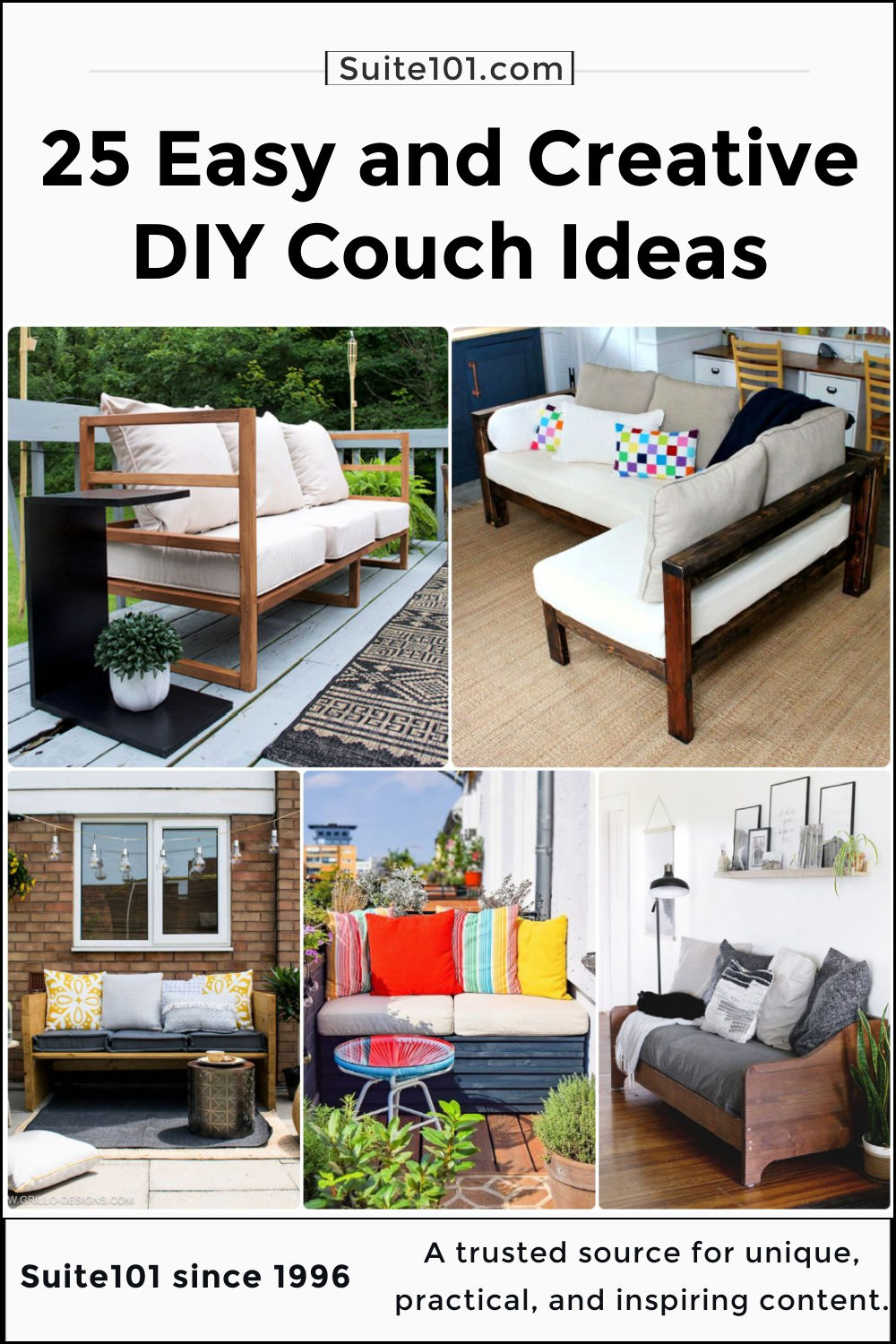 25 Free DIY Couch Plans and Sofa Ideas Suite 101