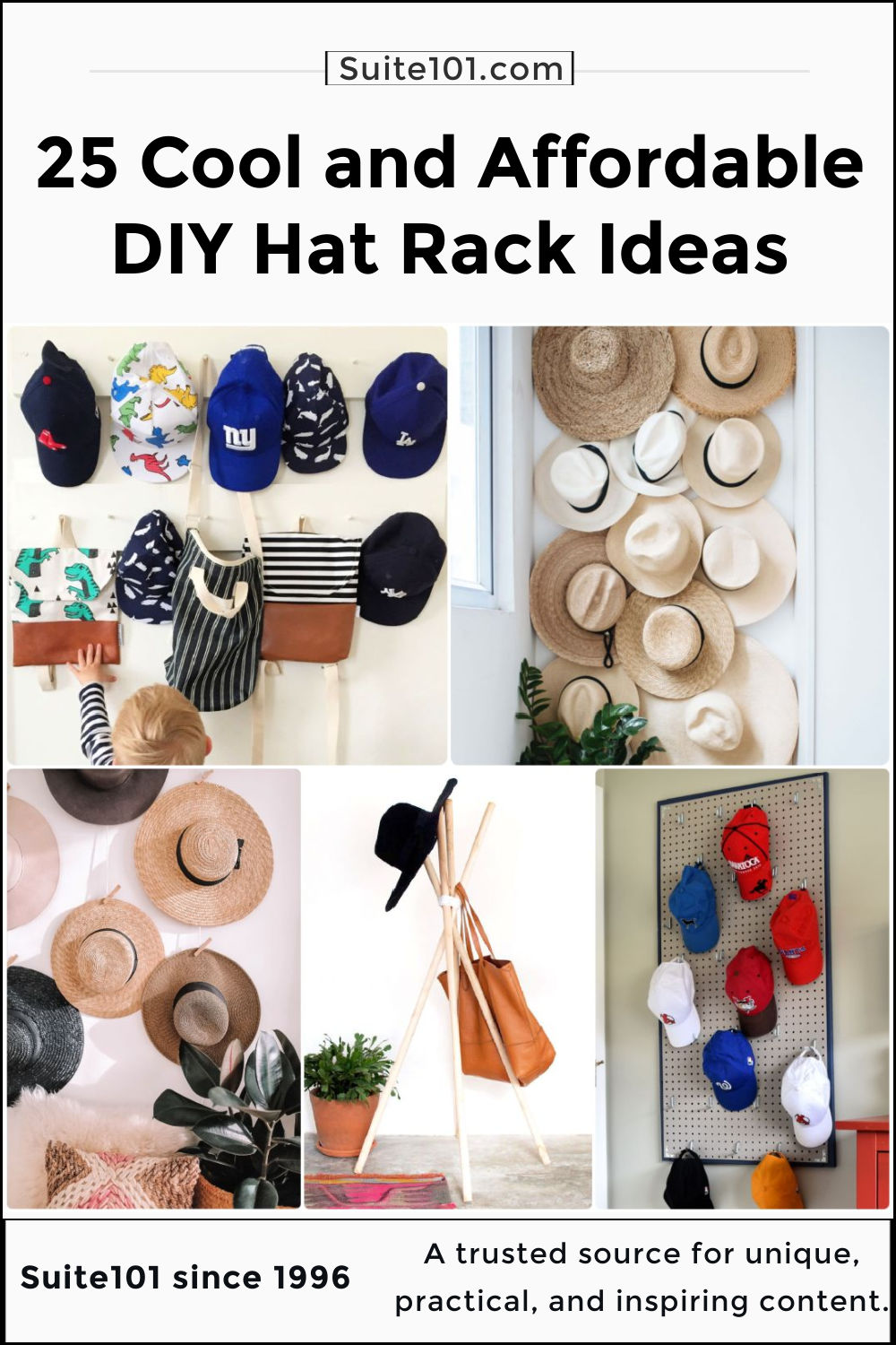 25 Diy Hat Rack Ideas Clever Hat Organizer Ideas 8652