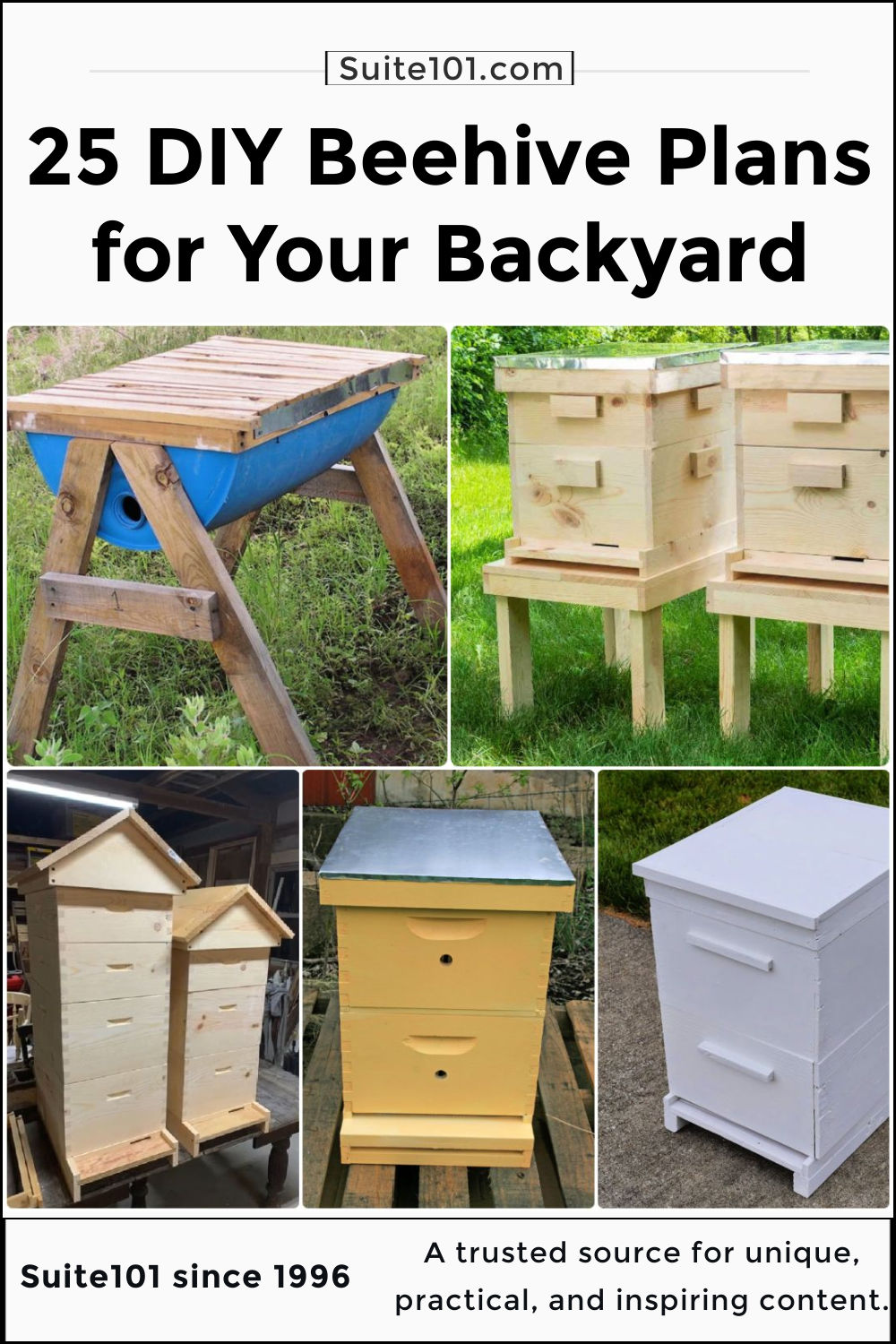 25 Free DIY Beehive Plans to Build Your Own Bee Box