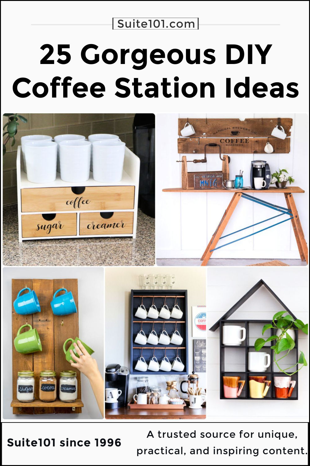 25 DIY Coffee Bar Ideas - Make a Coffee Station