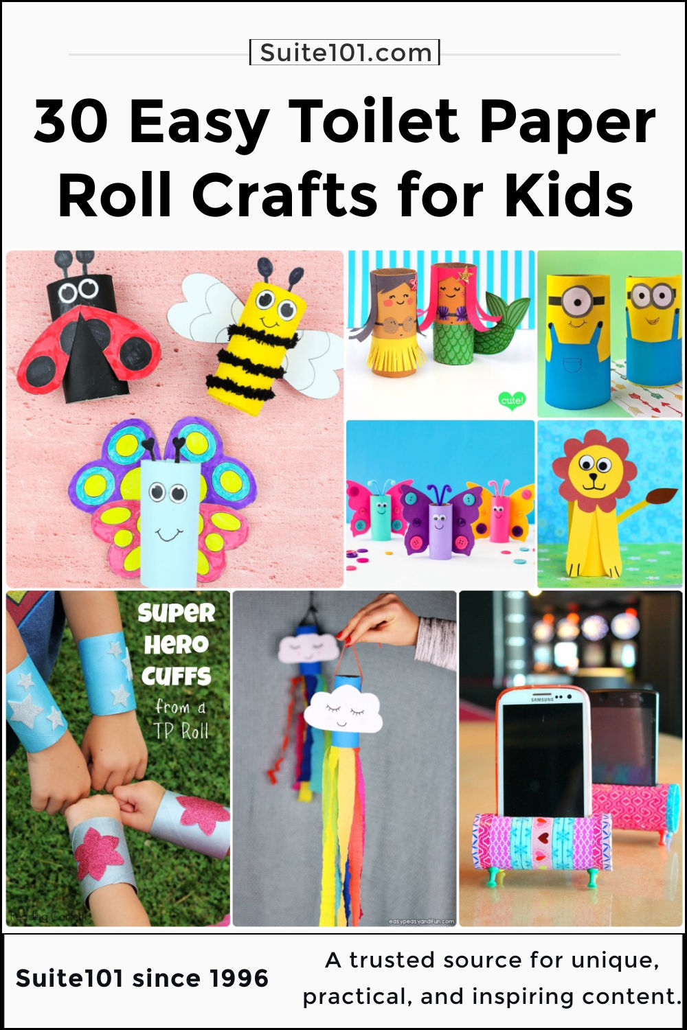 30 Easy Toilet Paper Roll Crafts for Kids - Suite 101