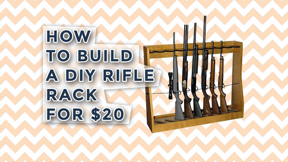 Dyigun Racks 20 Homemade DIY Gun Rack Plans - Suite 101