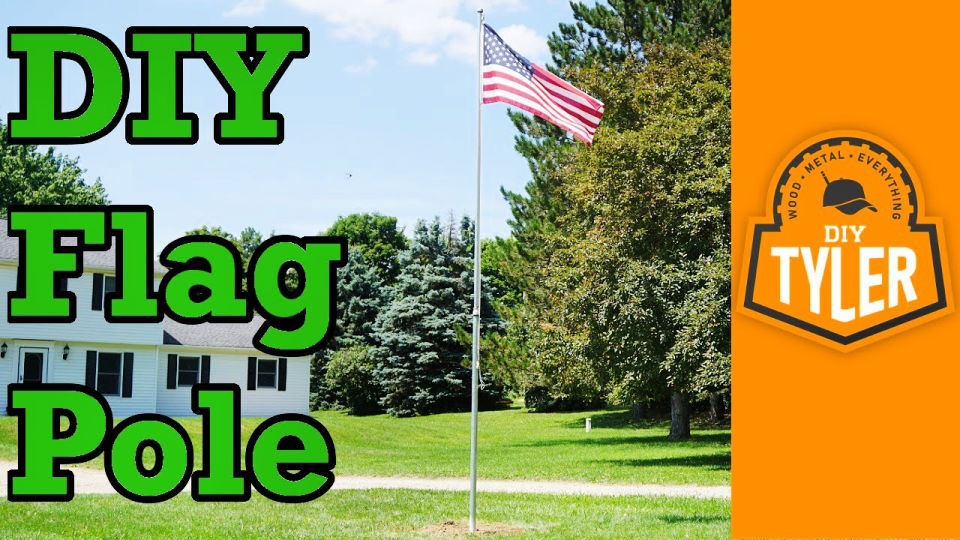 20 Homemade DIY Flagpole Plans and Ideas Suite 101