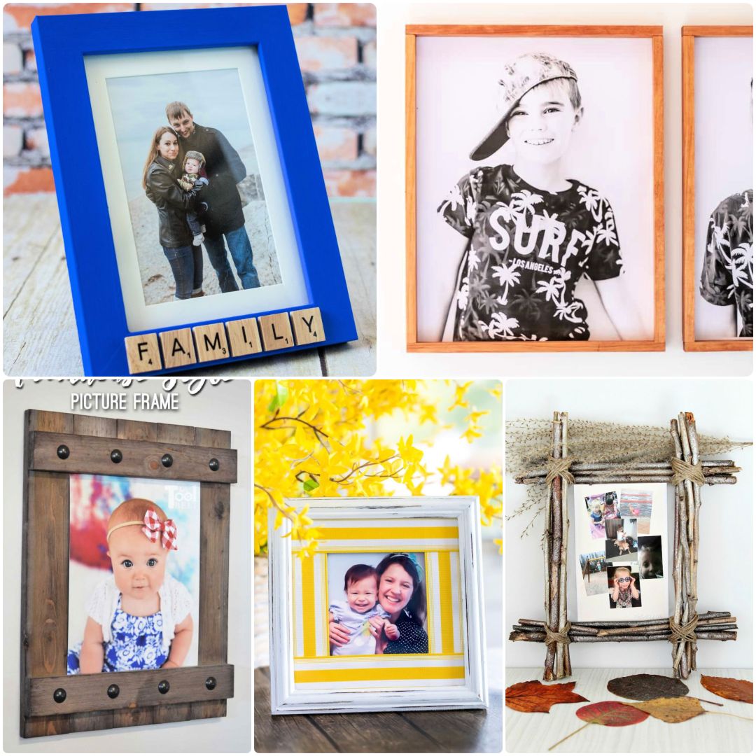 25 Best DIY Picture Frame Ideas [Beautiful, Unique, and Cool]