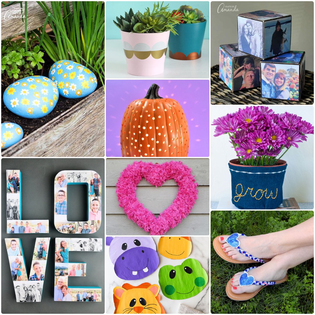 70 Easy DIY Crafts - Fun Craft Ideas and Projects