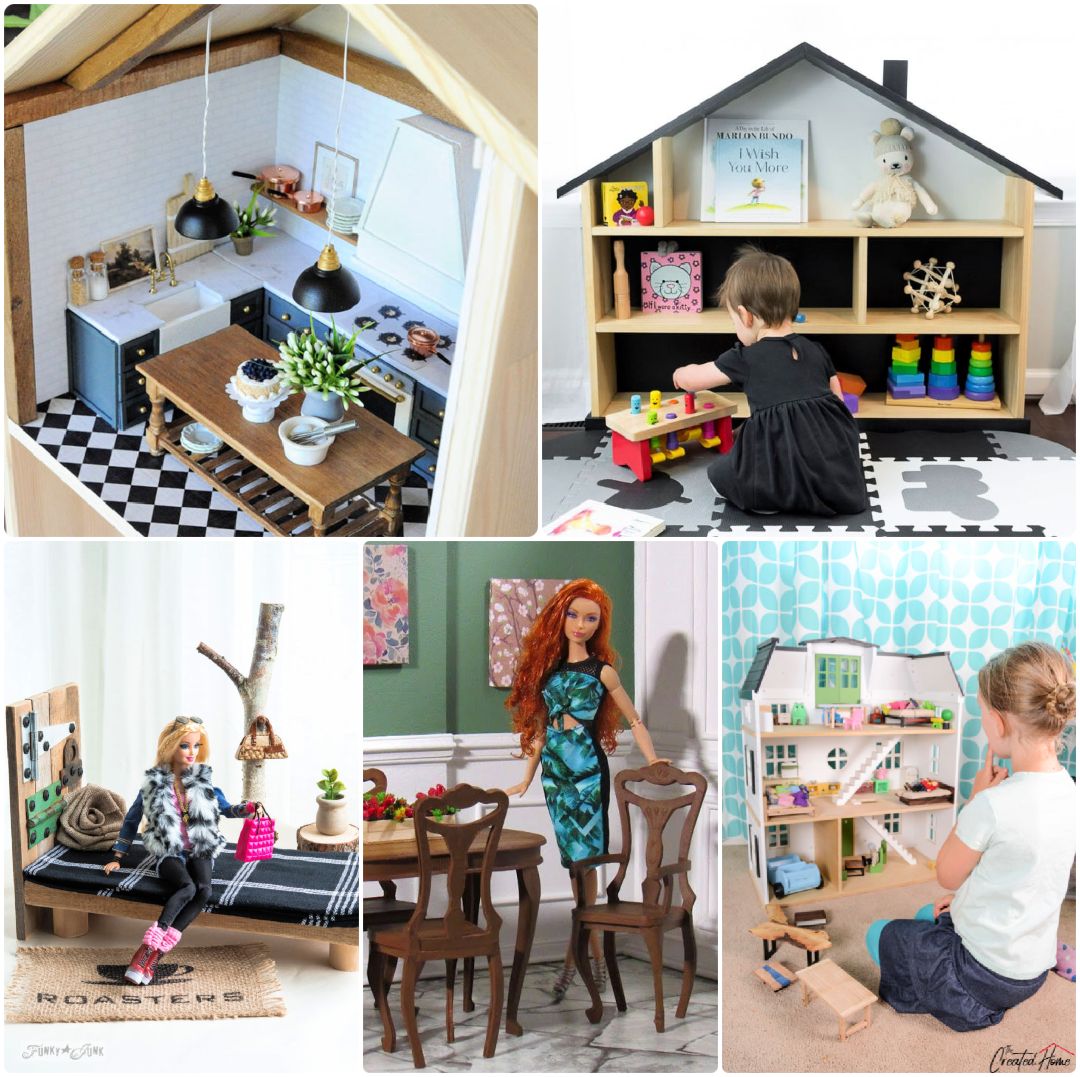7 DIY Dollhouses - Everything.com  Doll house plans, Barbie doll house,  Diy dollhouse