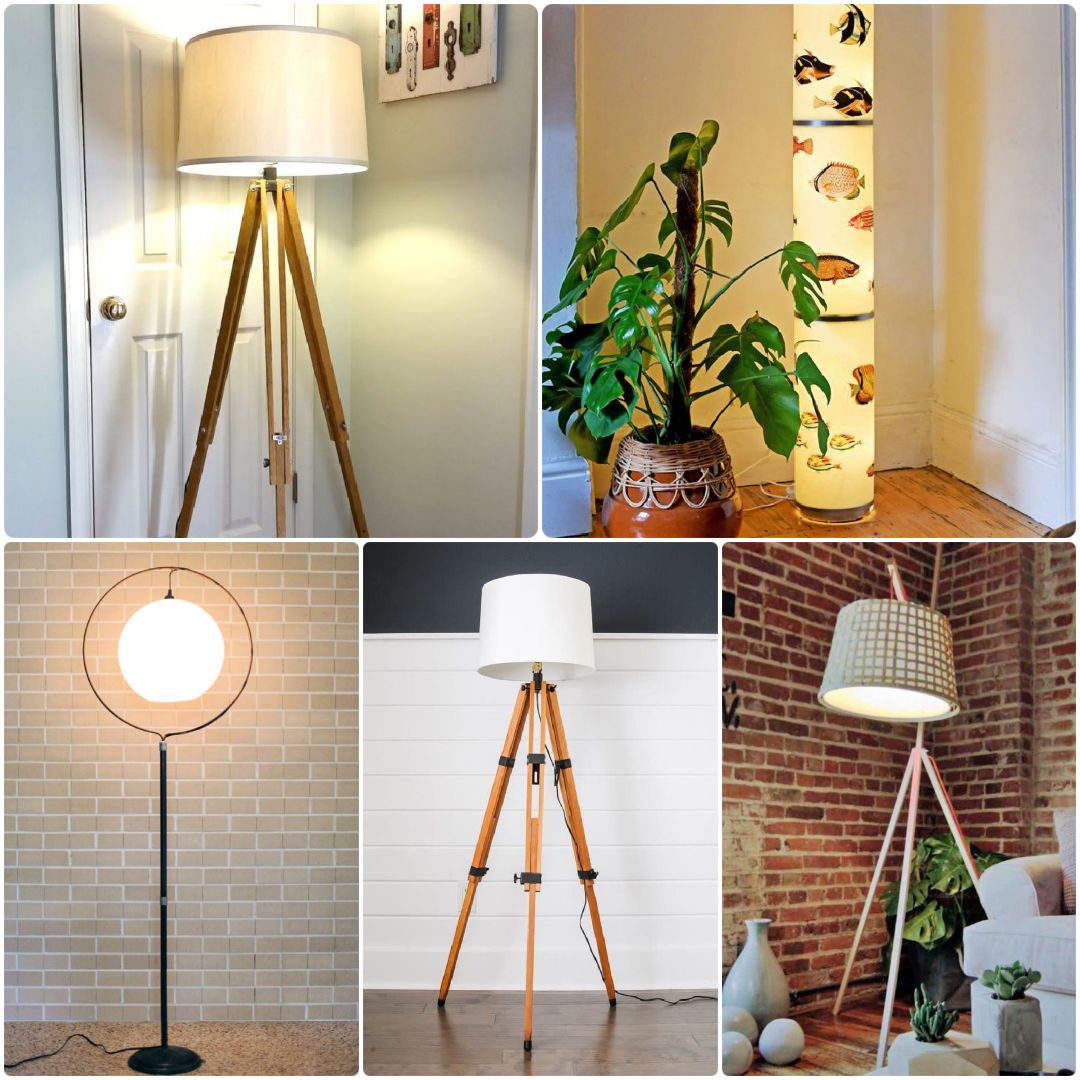 30 Creative DIY Floor Lamp Ideas Suite 101