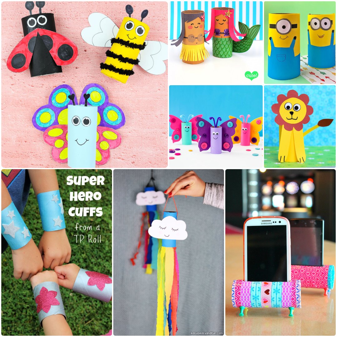 DIY Toilet Paper Roll Crafts for Kids, toilet paper, craft, Fun Toilet Paper  Roll Kids Craft Ideas :), By Kids Art & Craft