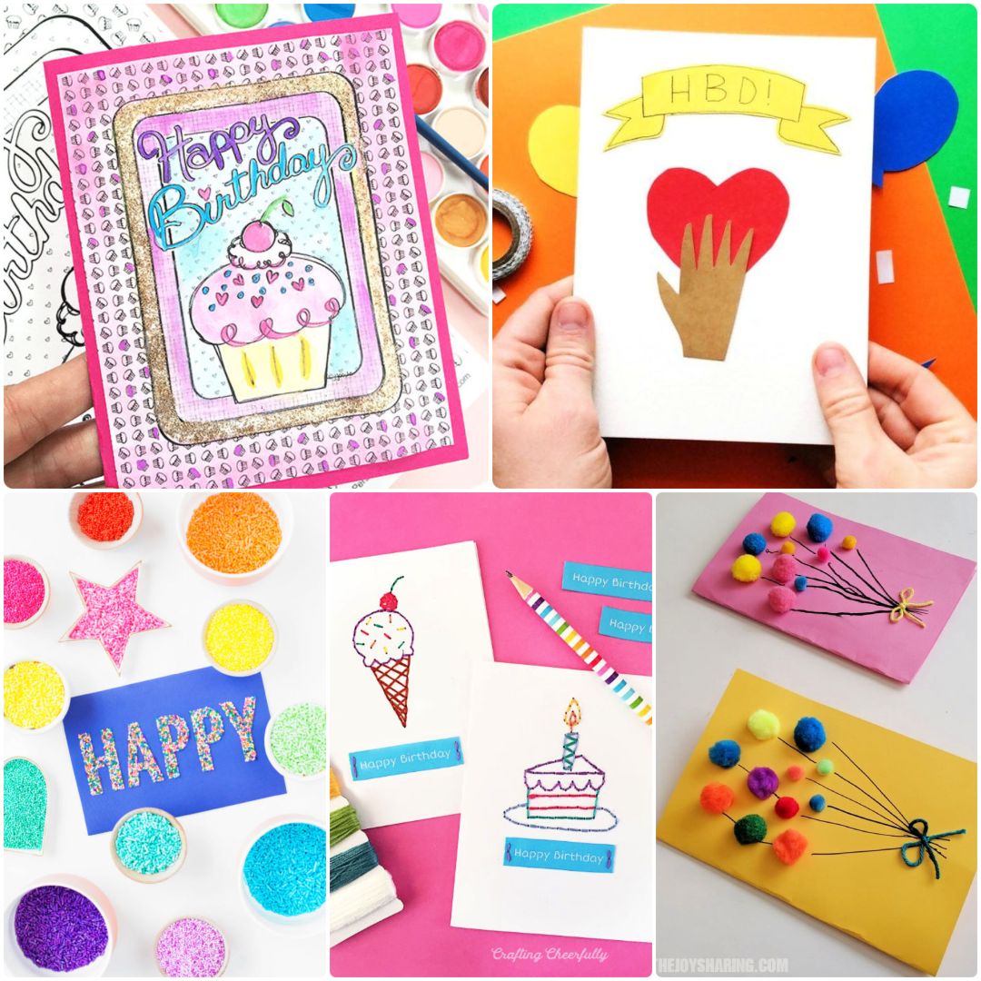 20 Homemade DIY Birthday Card Ideas Suite 101