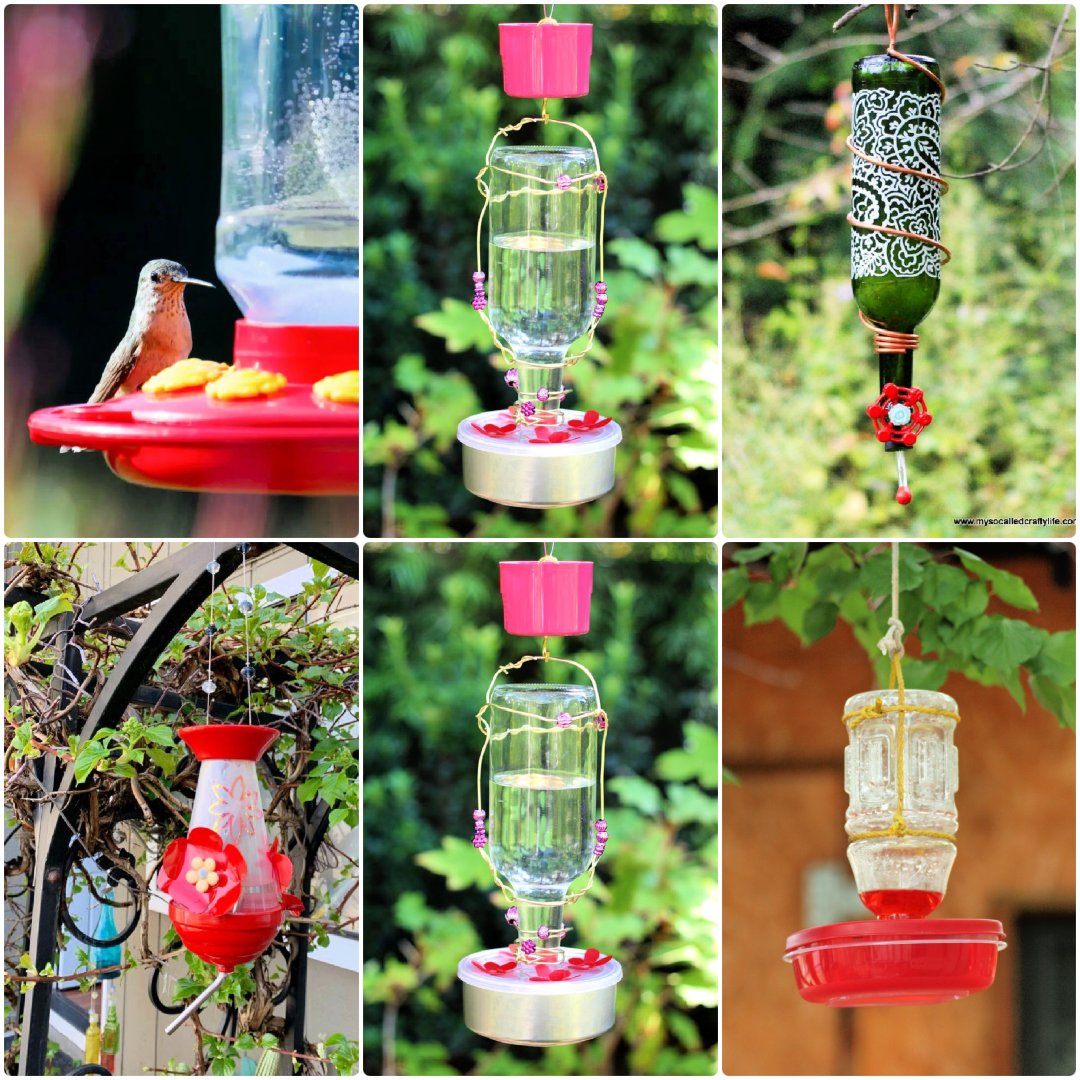 This is another simple way to create your own handheld hummingbird fee