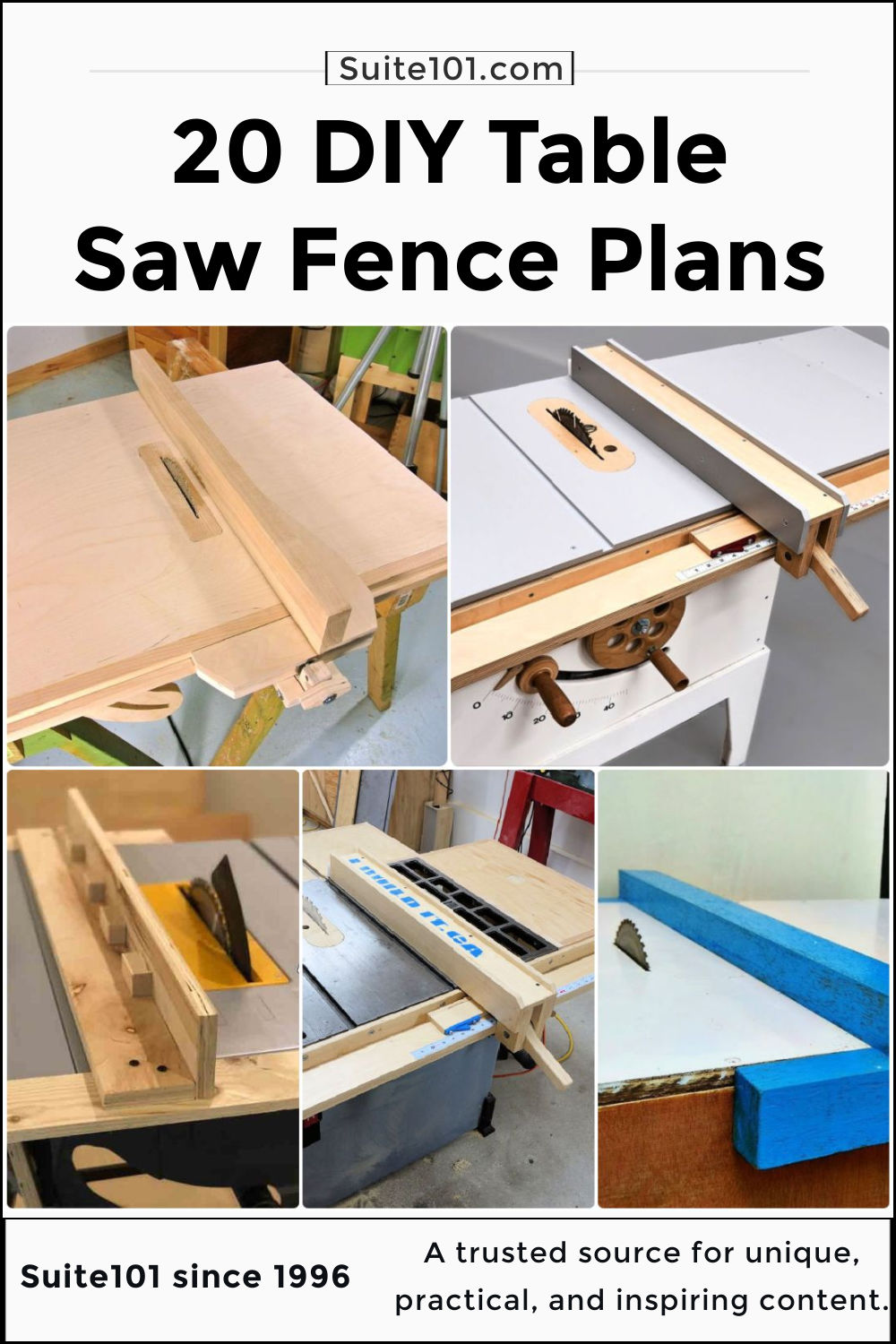 20 Free Diy Table Saw Fence Plans You Can Make Suite 101