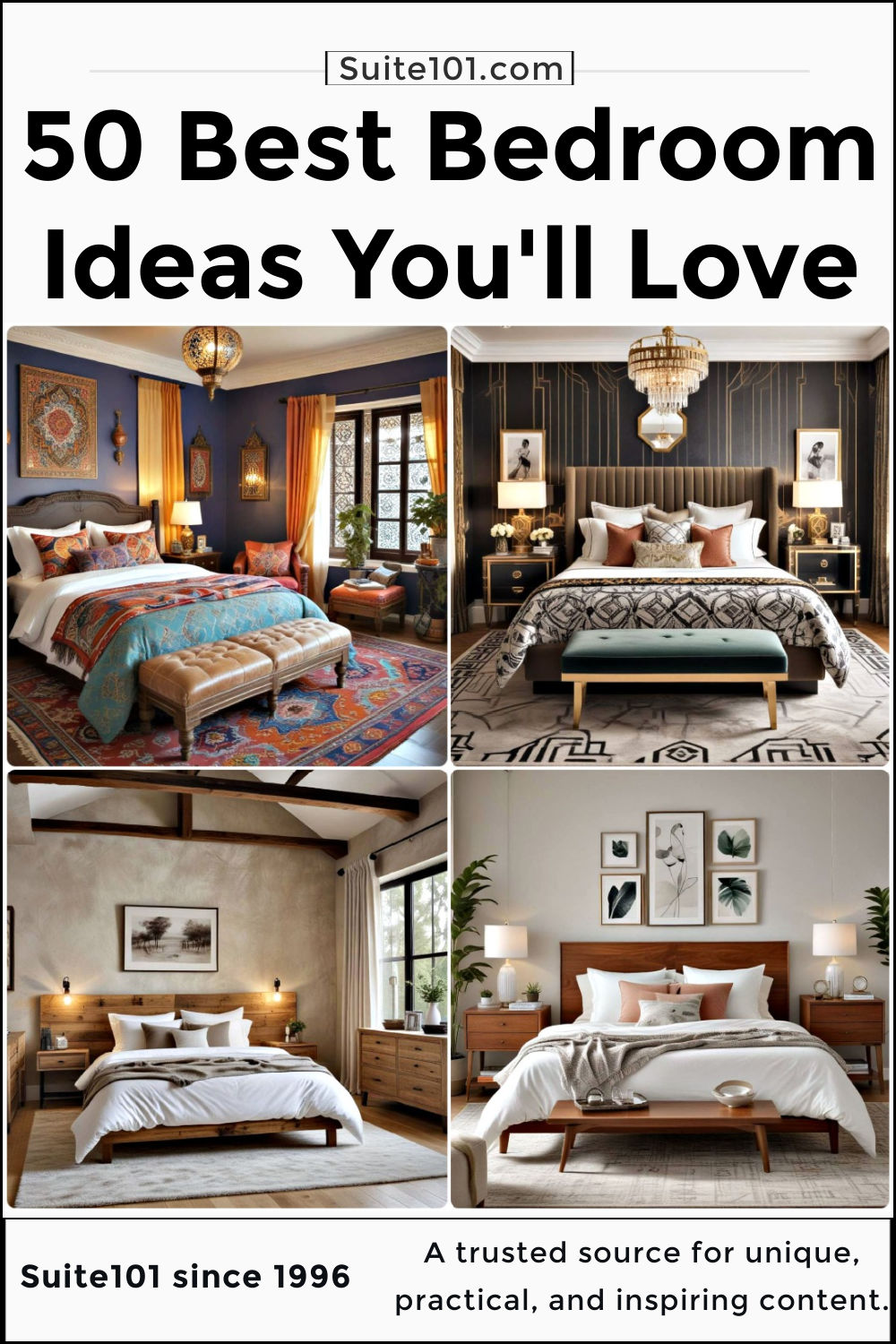 50 Bedroom Ideas and Design Inspiration (2024) - Suite 101
