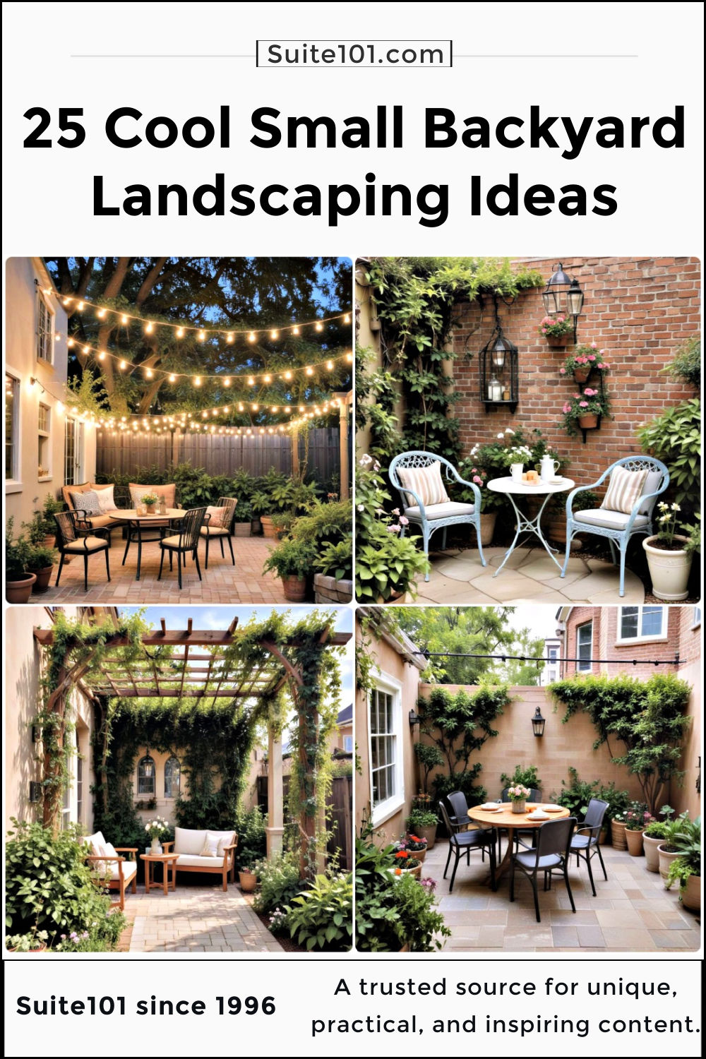 25 Small Backyard Landscaping Ideas to Inspire You