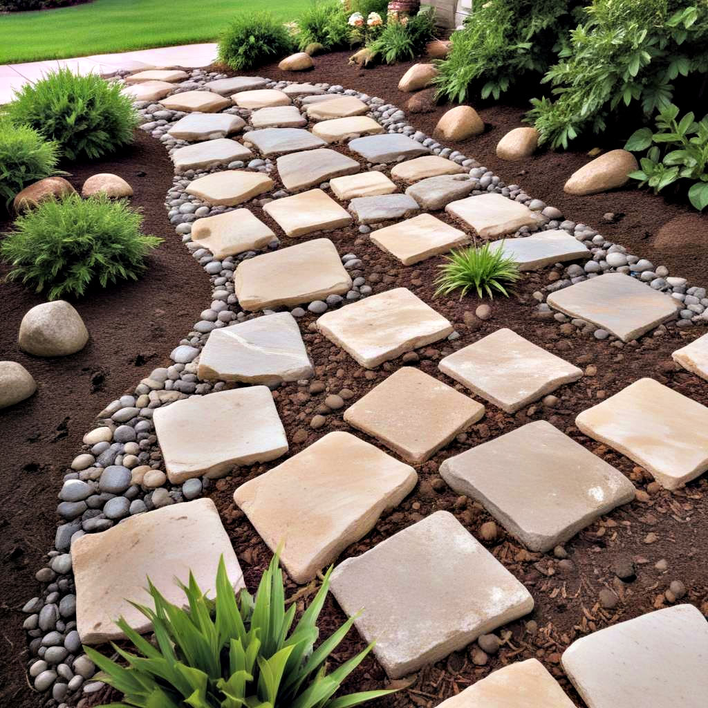 40 Front Yard Landscaping Ideas with Rocks and Mulch