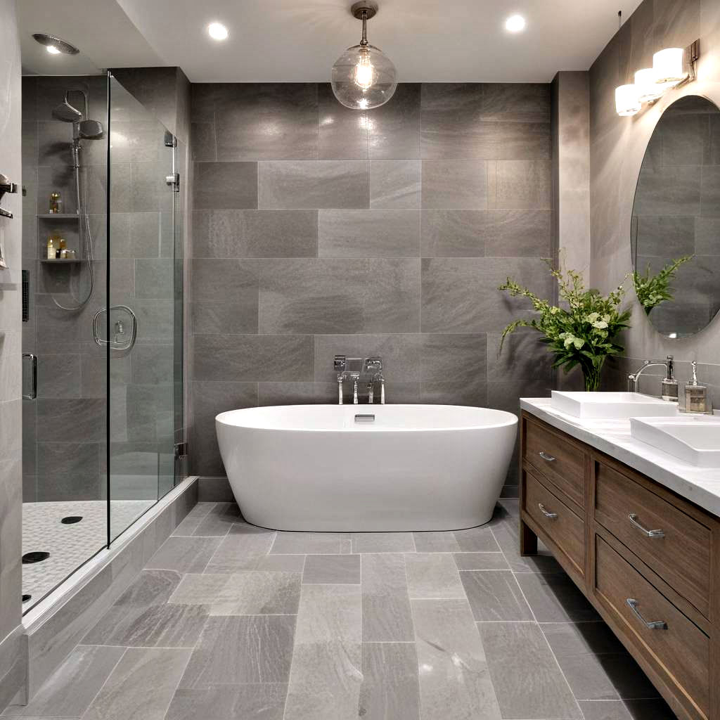 25 Grey Bathroom Ideas and Designs for Modern Look
