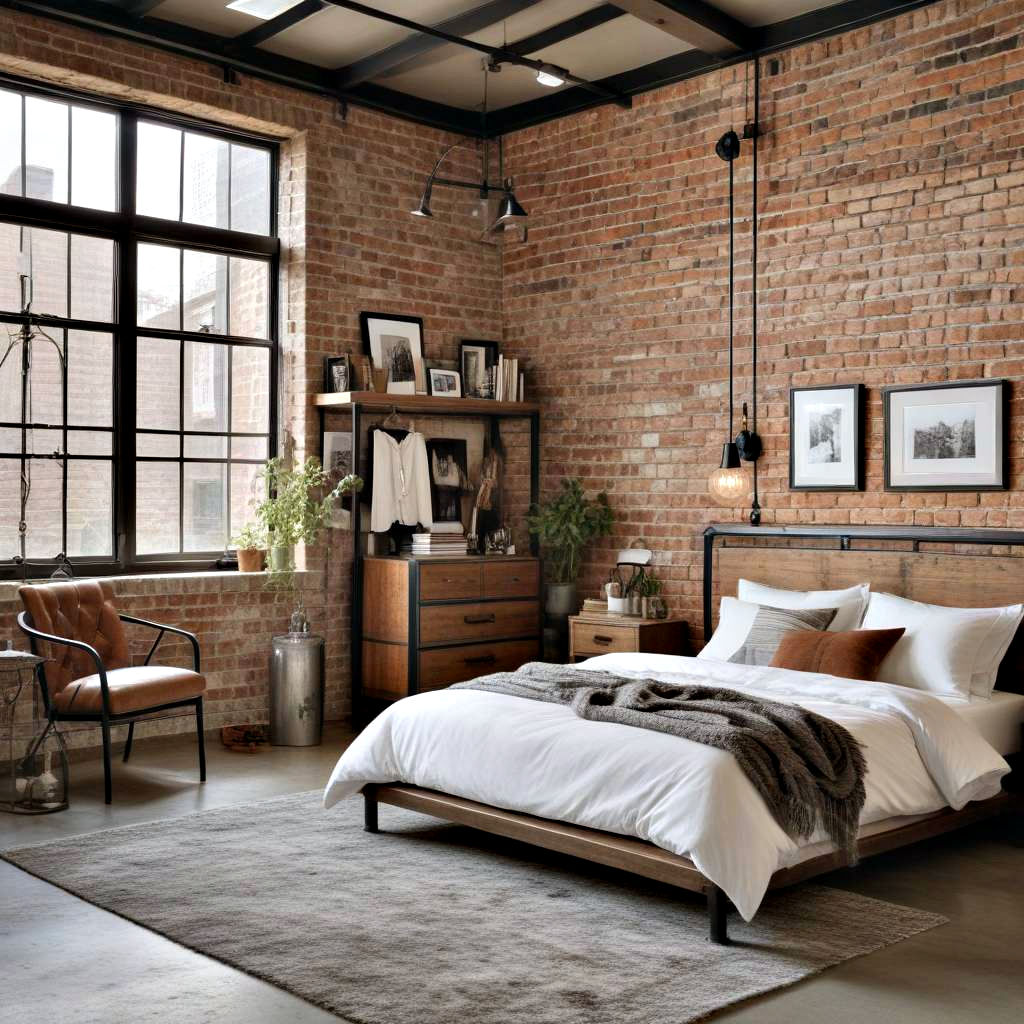 Picture of 100 Industrial Bedroom Ideas for a Chic and Modern Space