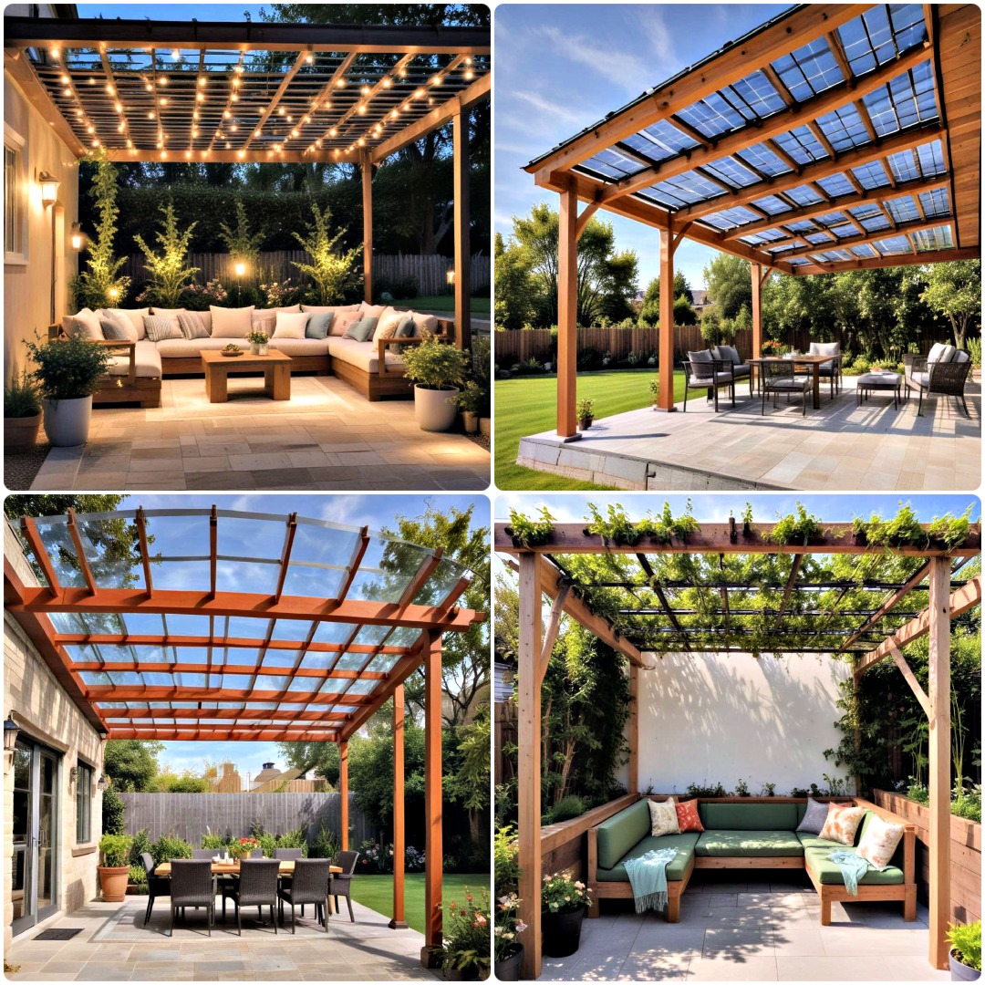 25 Pergola Roof Ideas to Upgrade Your Outdoor Space