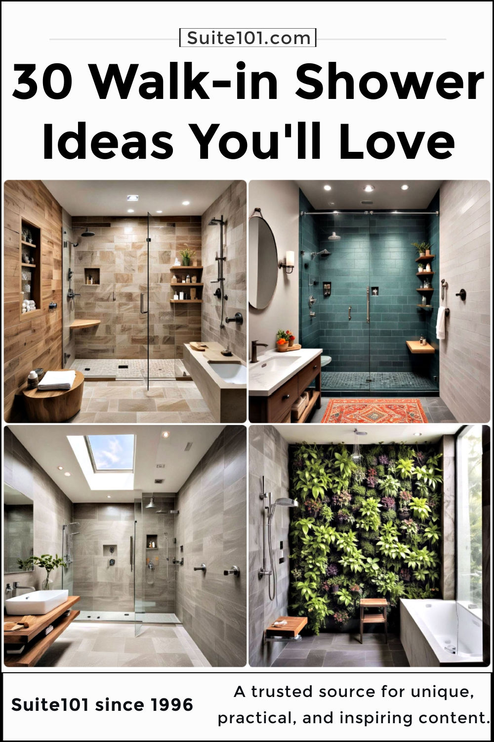 View of 30 Walk In Shower Ideas and Designs For Any Bathroom - Suite 101