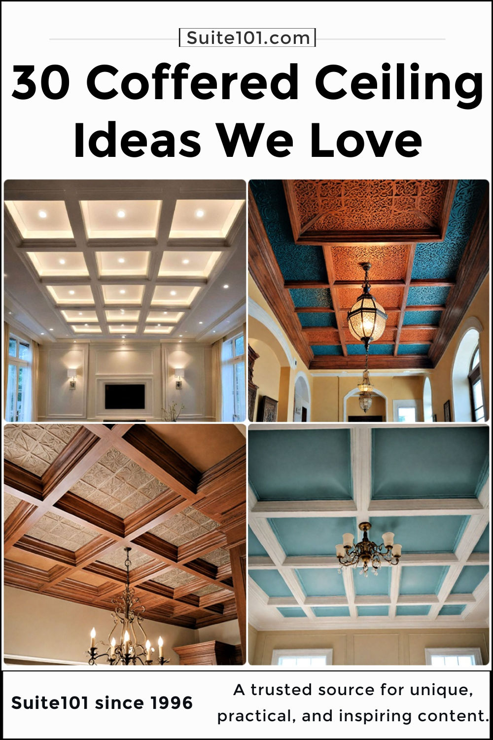 Picture of 30 Coffered Ceiling Ideas That We Love