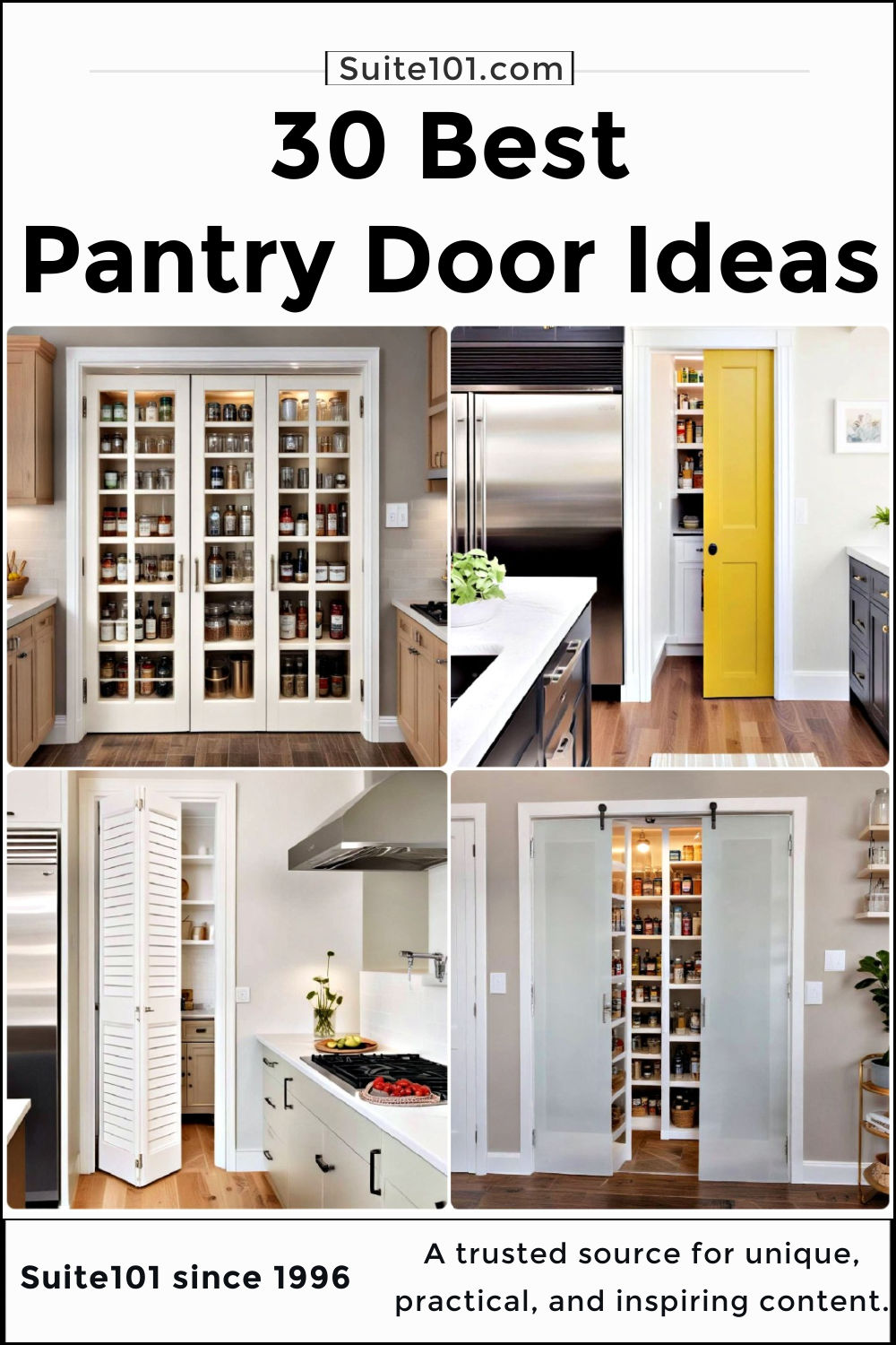 30 Pantry Door Ideas for a Modern Kitchen Look Pa
