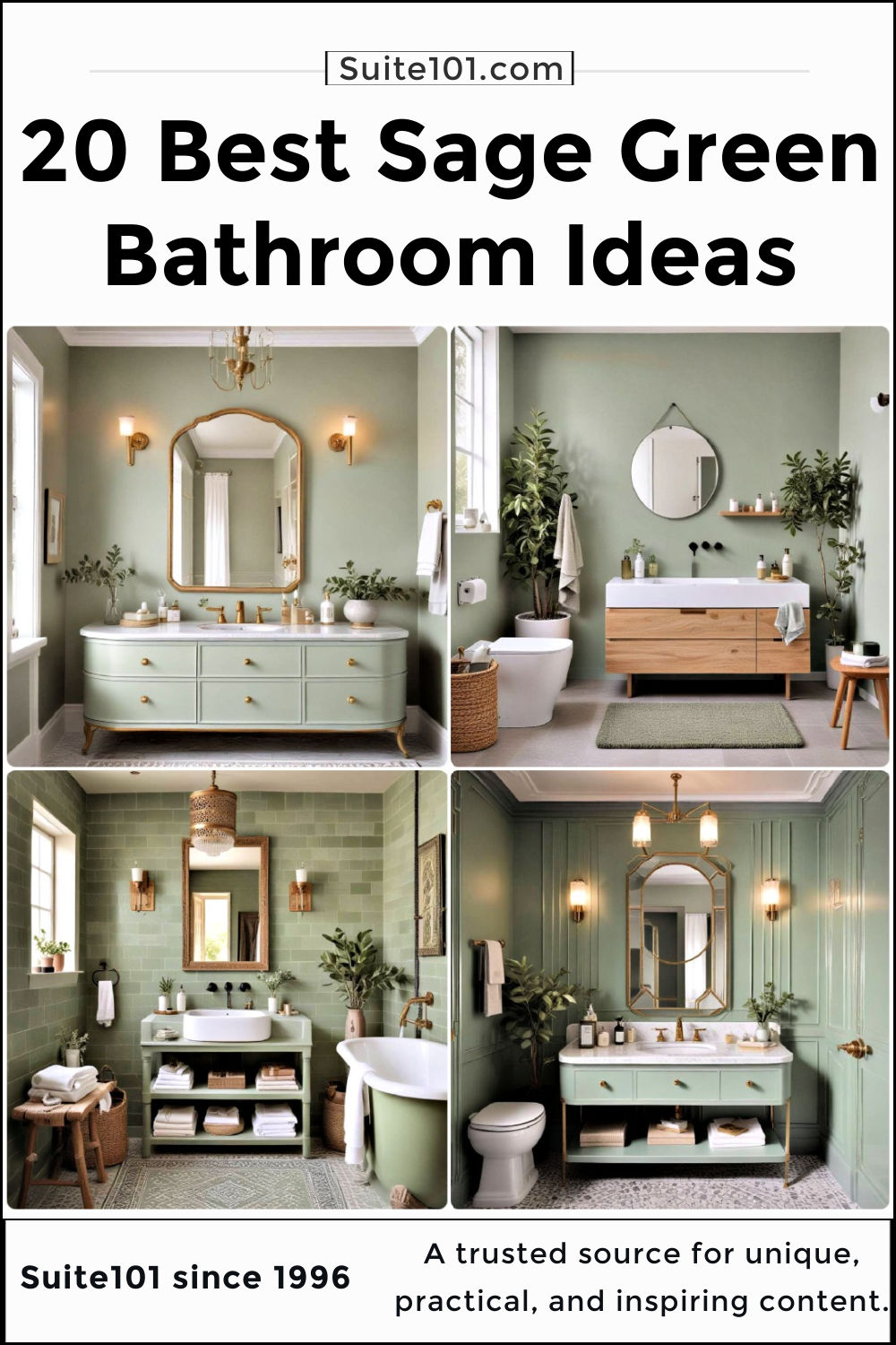 20 Modern Sage Green Bathroom Ideas You Can Copy