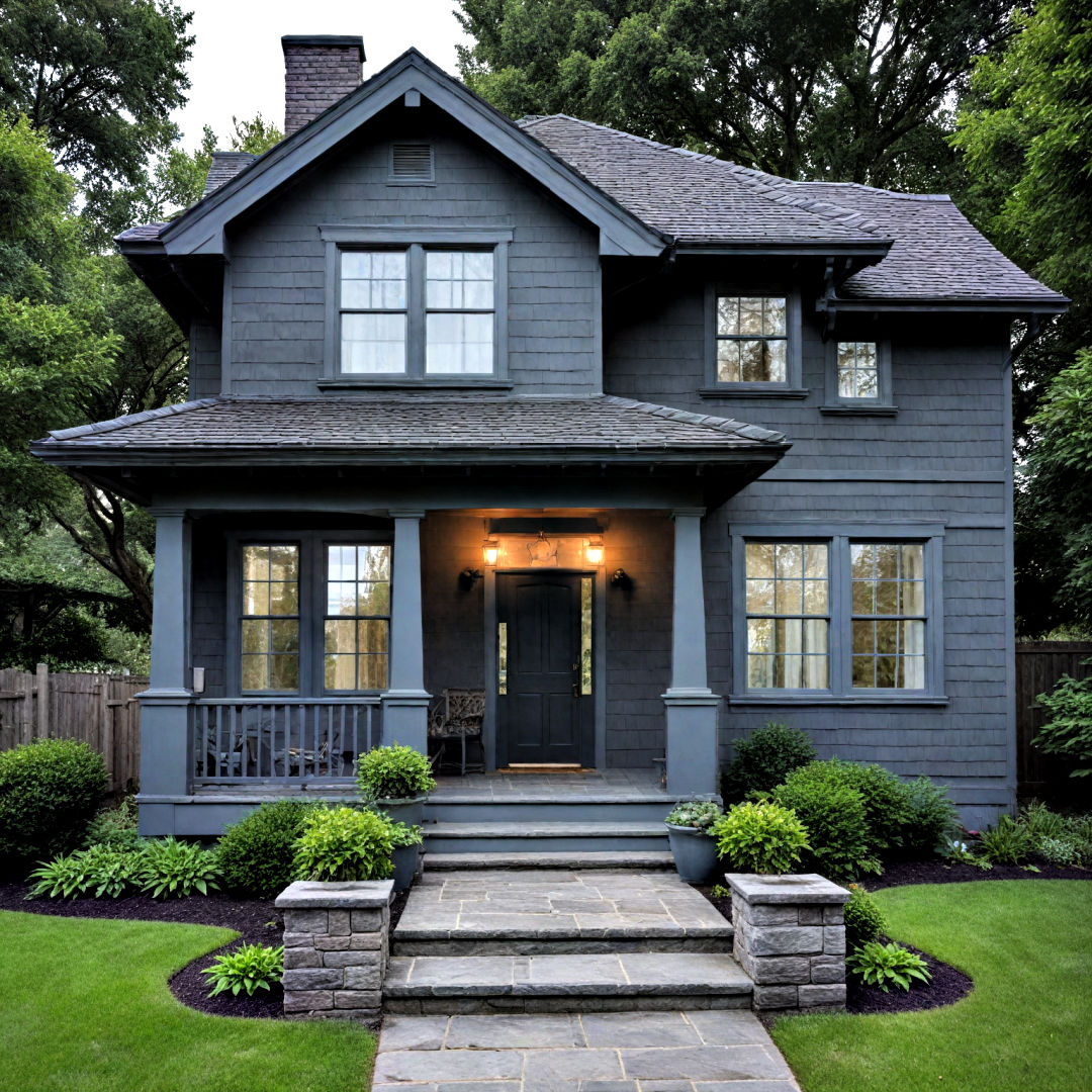 40 Modern Grey House Exterior Color Schemes and Ideas