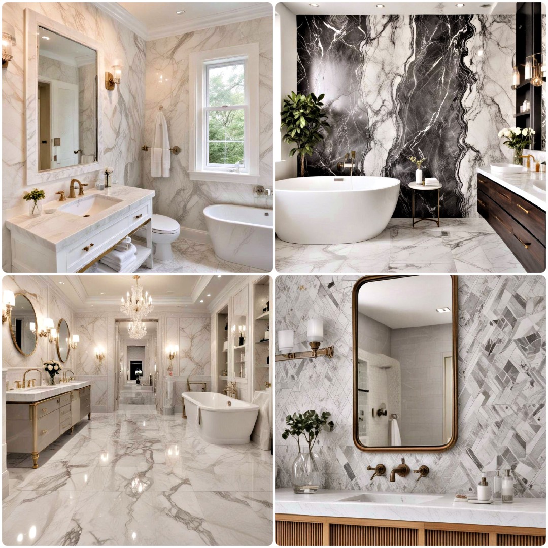 25 Marble Bathroom Ideas to Add Timeless Beauty