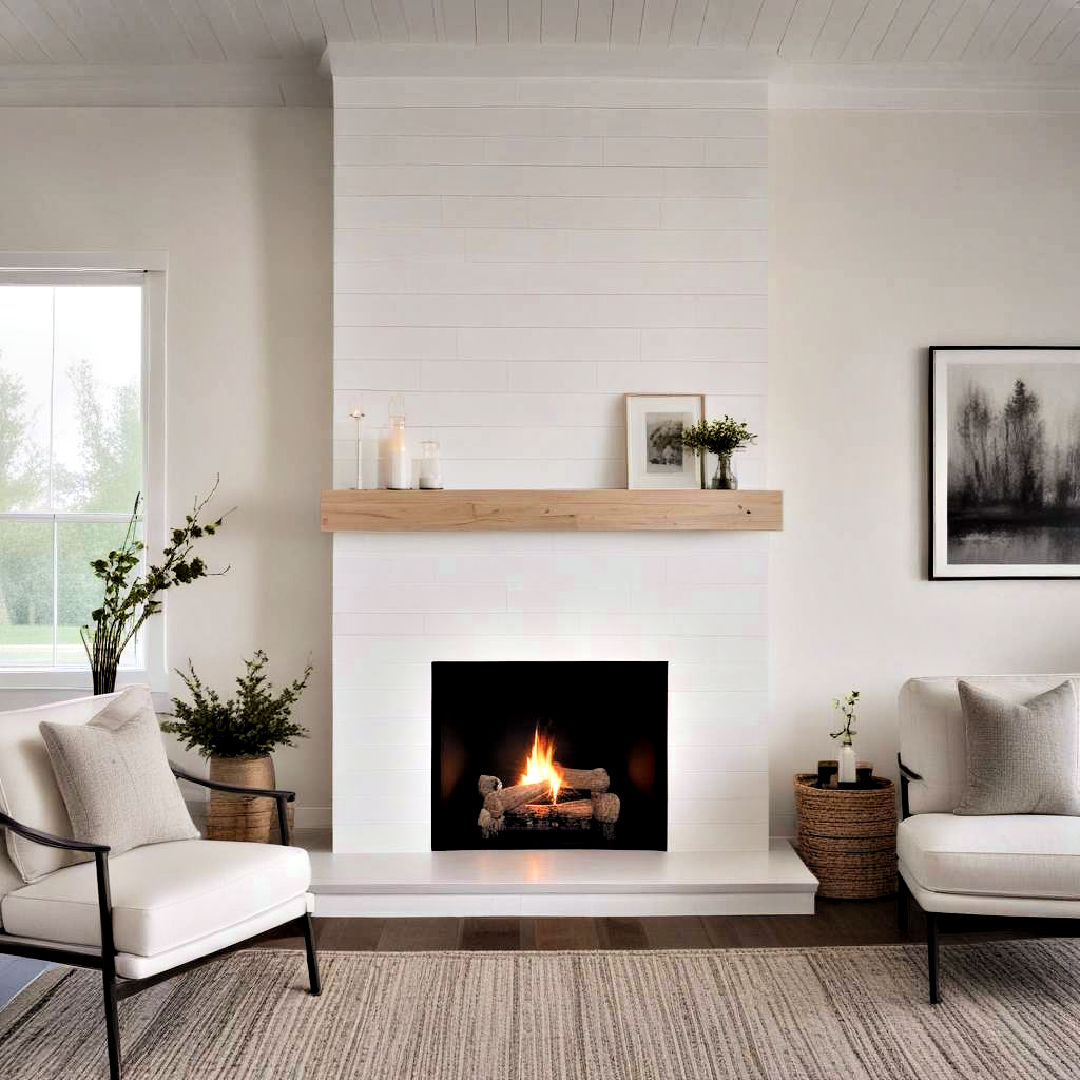 40 Shiplap Fireplace Ideas for a Modern Farmhouse Look