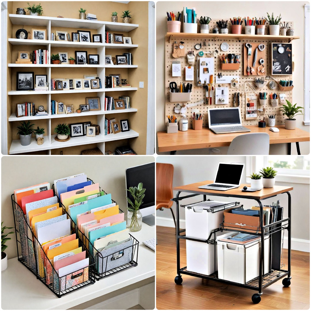 25 Office Storage Ideas for an Organized Workspace