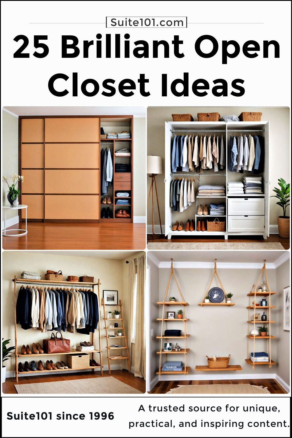 25 Open Closet Ideas for Organizing Your Dream Wardrobe