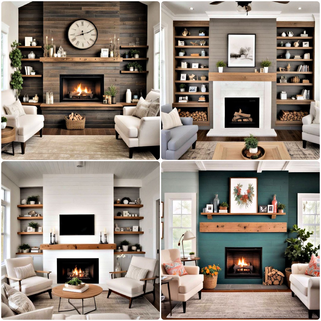 40 Shiplap Fireplace Ideas For A Modern Farmhouse Look