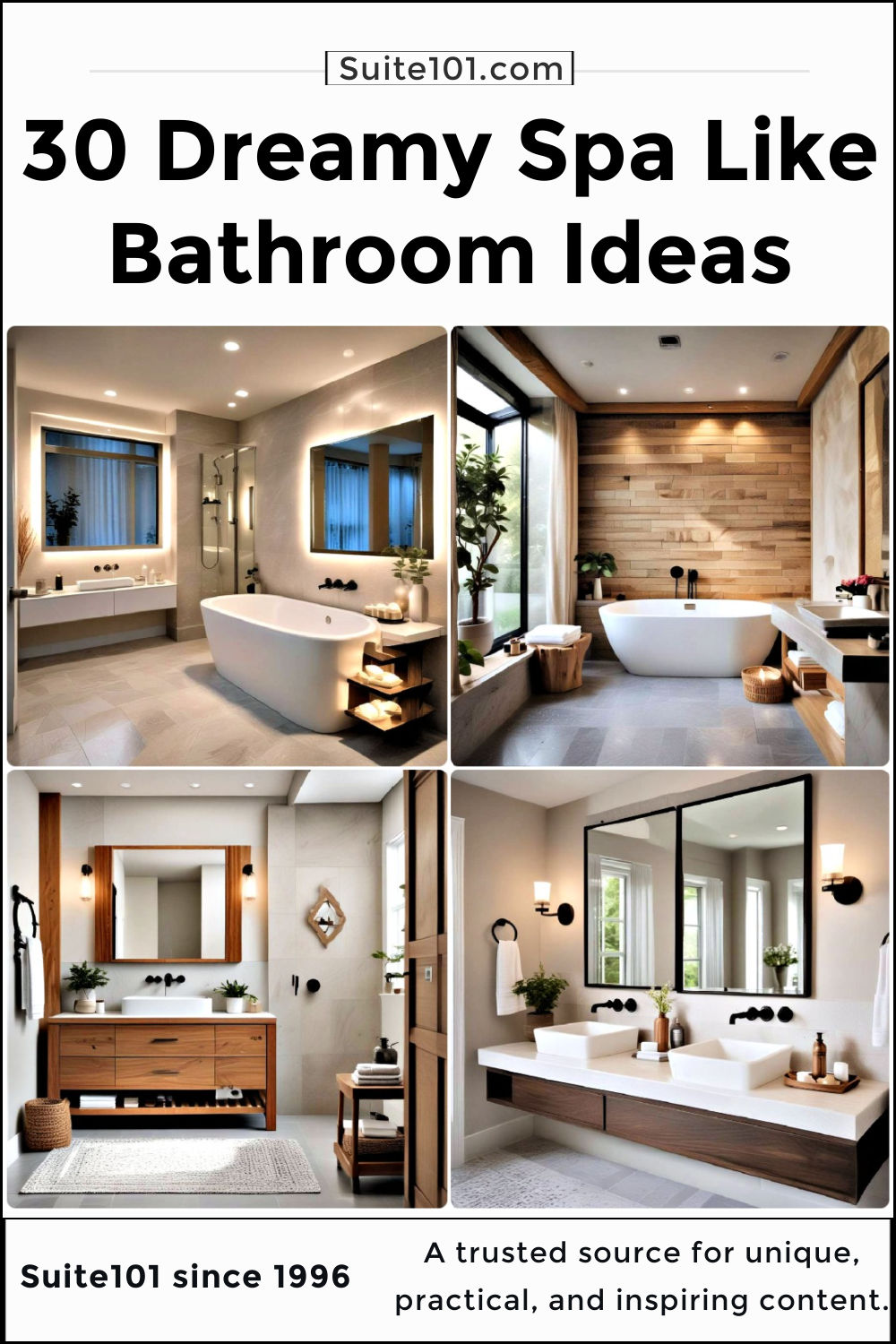 30 SpaLike Bathroom Ideas to Inspire Calm and Peace