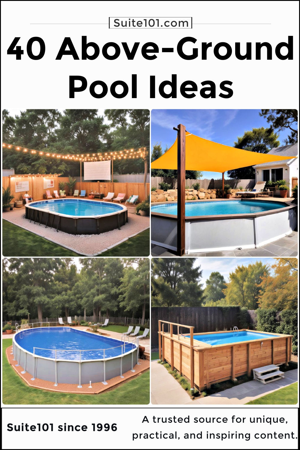 40 Must-See Above-Ground Pool Ideas for Every Backyard