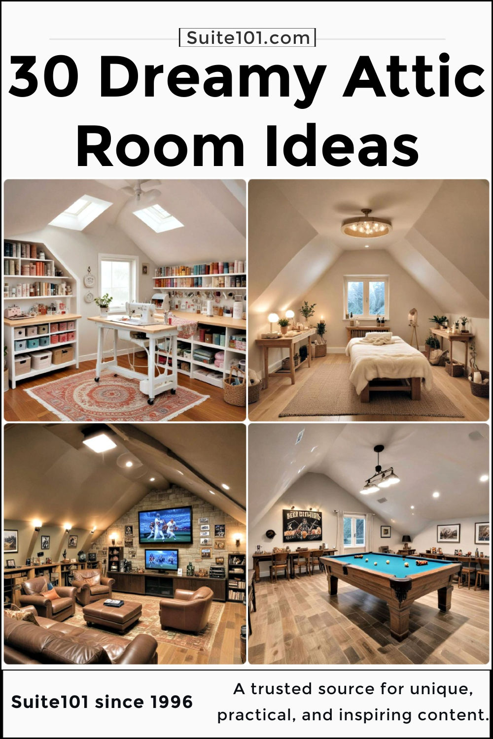 30 Attic Room Ideas to Add Value to Your Home