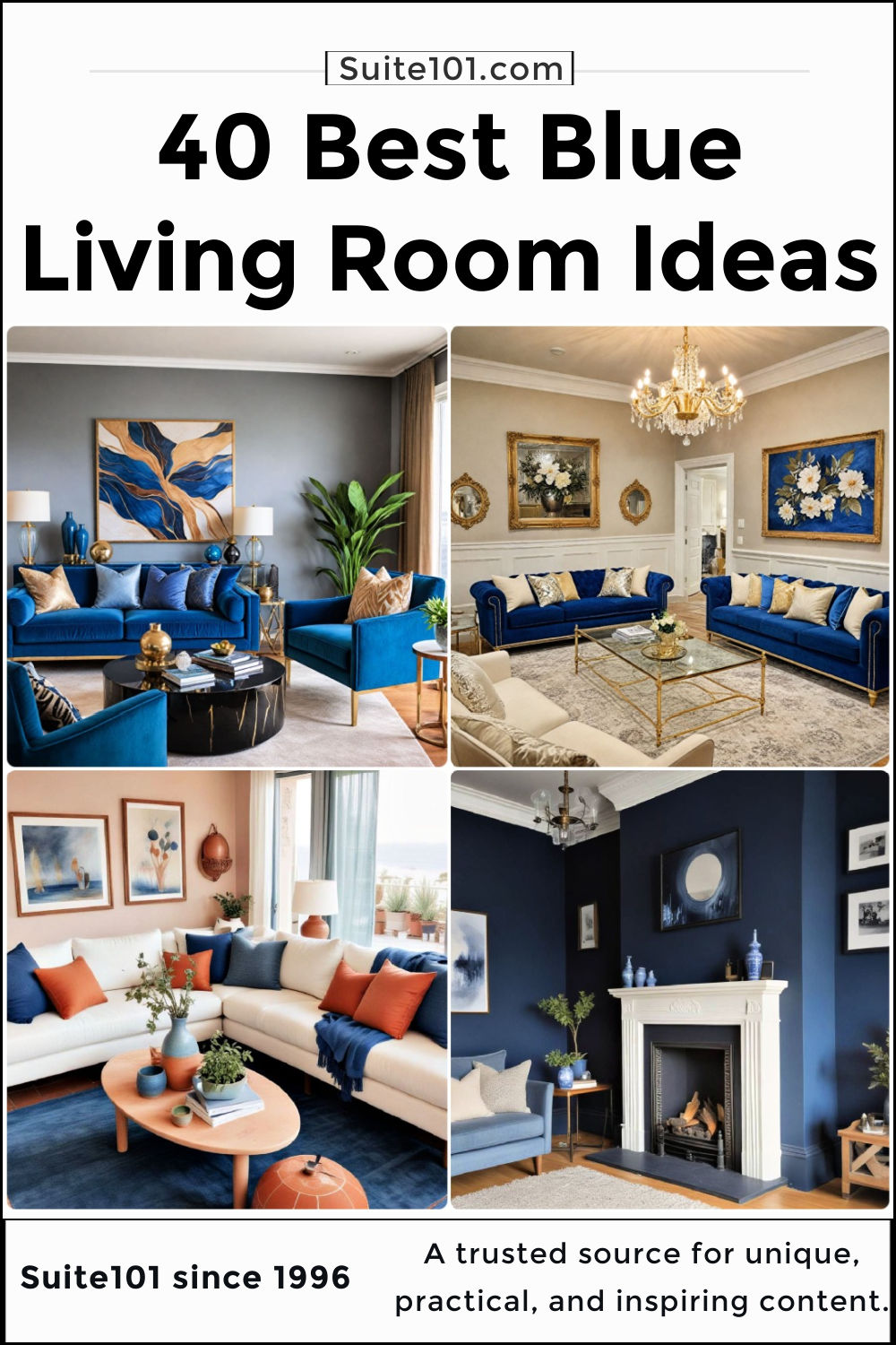 40 Blue Living Room Ideas for a Cozy and Inviting Space