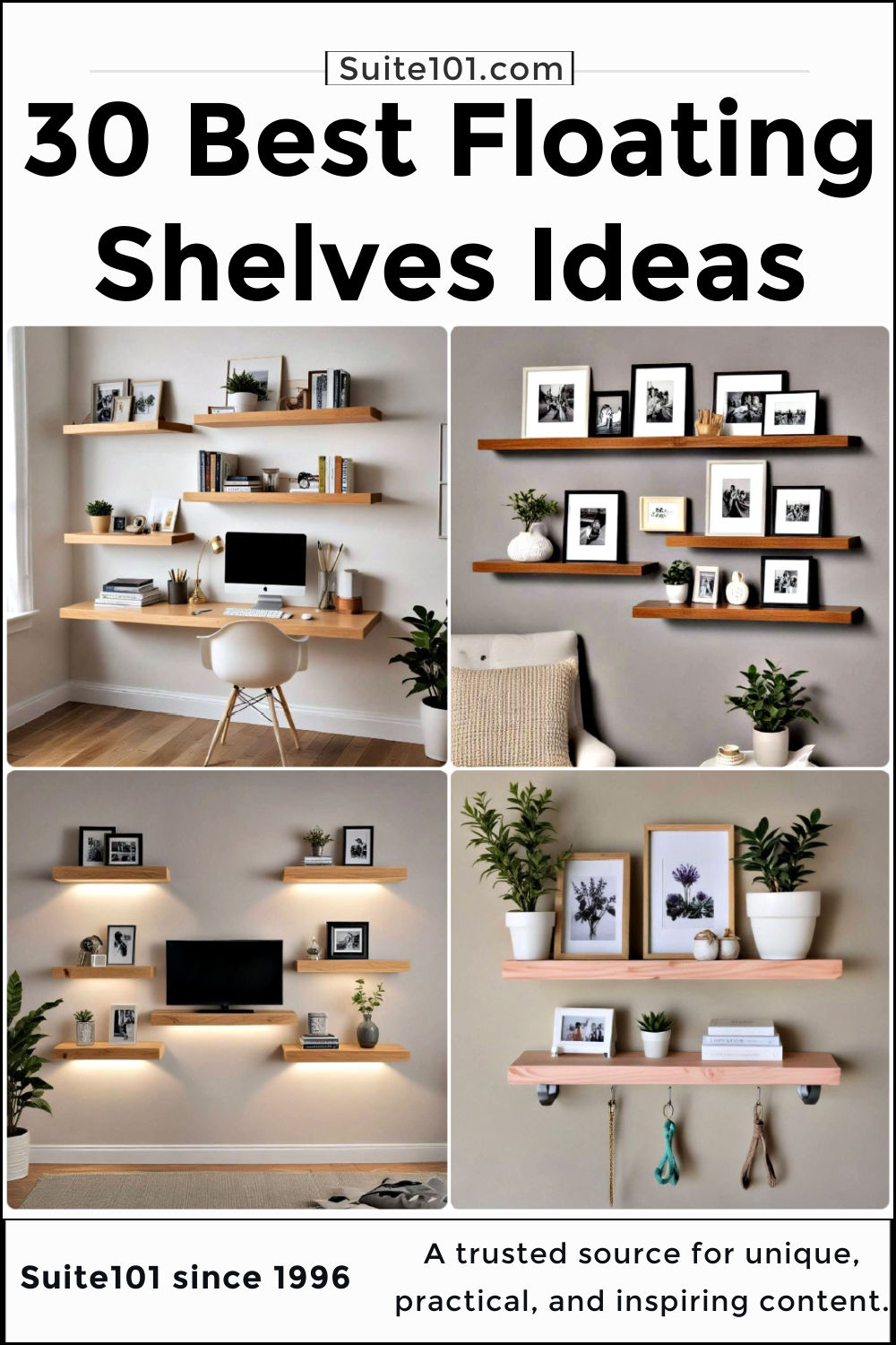 30 Floating Shelves Ideas to Maximize Your Space