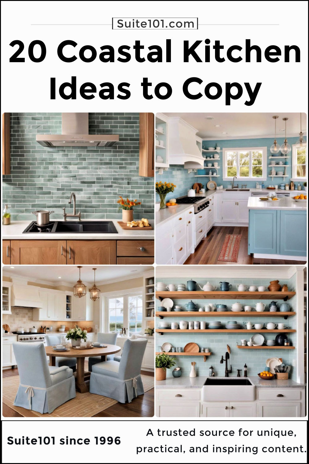 20 Coastal Kitchen Ideas for a Beachy Retreat